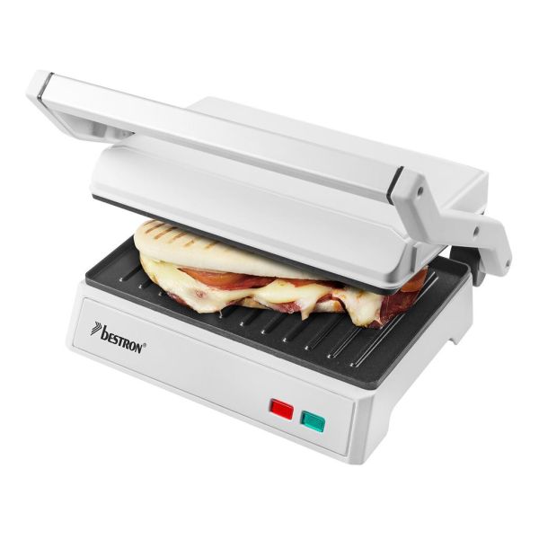 APM124W Kontaktgrill Sandwichmaker, 1000 Watt, weiss