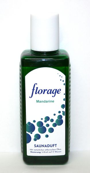 Mandarine Saunaduft Konzentrat Florage 250ml