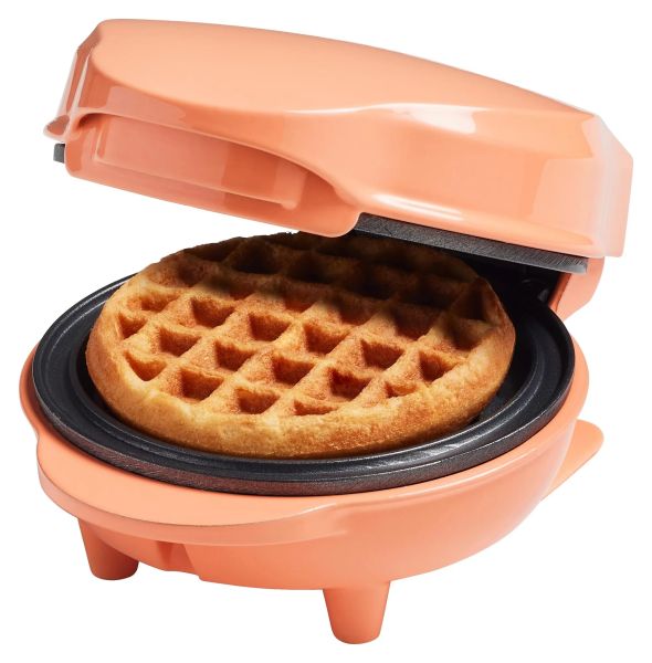 Bestron AMW500PE Mini Waffeleisen, orange