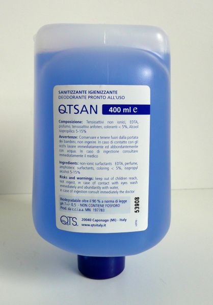 Qtsan Toilettensitzreiniger Desinfektionsmittel 12x400 ml-