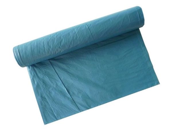 Zugband Abfallsäcke LDPE, 120L, blau, 700x1100mm, Typ 60, 10x25 Stk.