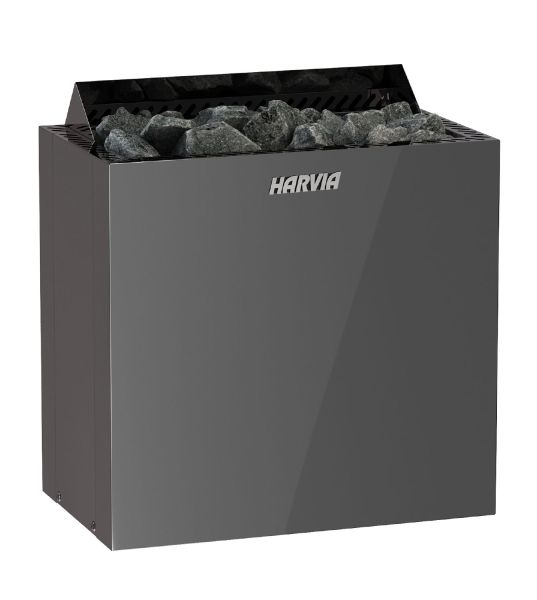 Saunaofen QUBIC BQ60E, 6 kW, BlackSteel, externe Steuerung notwendig