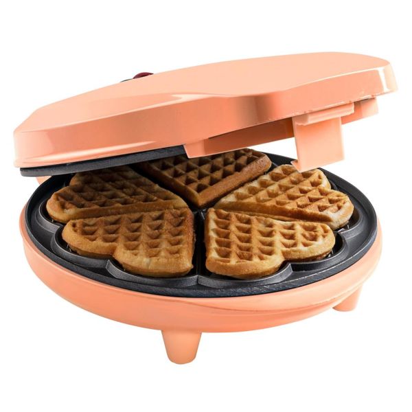 ASW217PE Waffeleisen, Herzwaffeln, 700W, orange