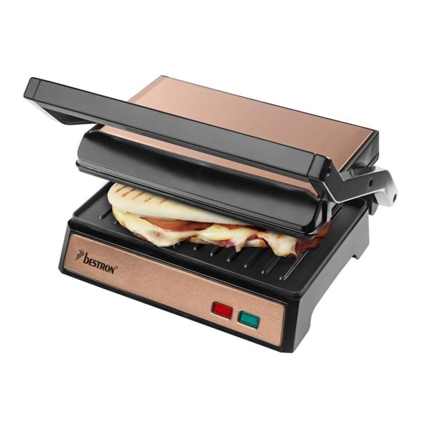 APM124CO Kontaktgrill, Sandwichmaker, 1000 Watt, Kupfer