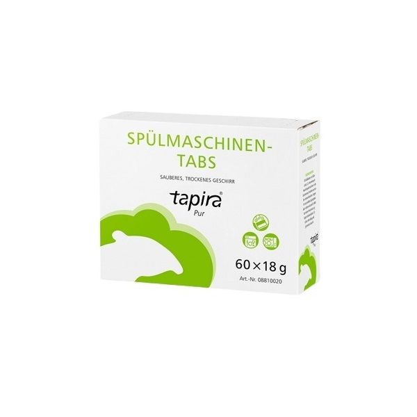 TAPIRA pur Spülmaschinen-Tabs 2in1, 60 x 18g