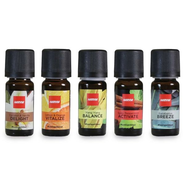 HARVIA Saunaduftölset Saunadüfte "Healing with heat" 5x10 ml