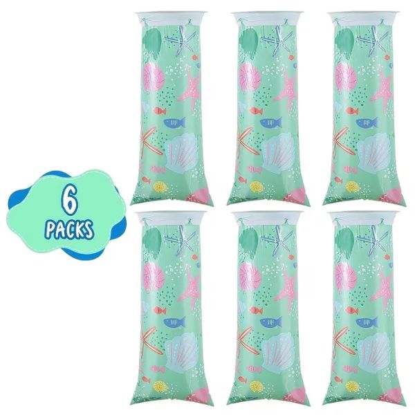 6x Kotztüten, Brechbeutel, Spucktüte Seestern-Motiv