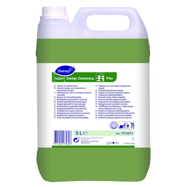 Taski Jontec Ceramica F4n Reiniger für Keramikböden, 5 Liter