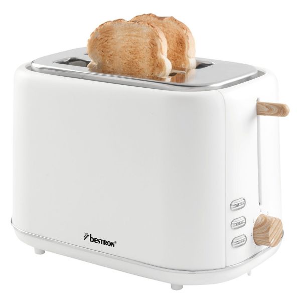 ATO850NH Toaster, 800 Watt, weiss Nordic Home