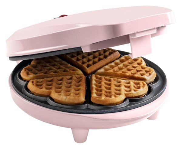Bestron ASW217 Waffeleisen, 700W, pink