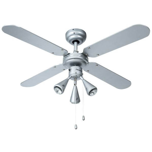 Bestron DLHB42S Deckenventilator mit Beleuchtung ø102 cm