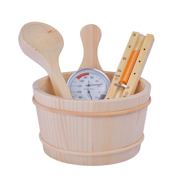 Sauna Zubehör-Set Basic 5-teilig