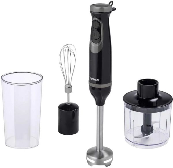 ASMS600TG Stabmixer Set aus Edelstahl