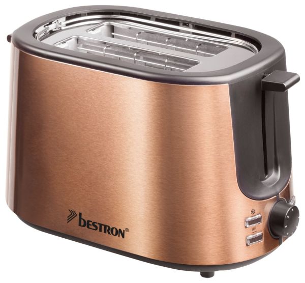 Bestron ATS1000CO Toaster Kupfer