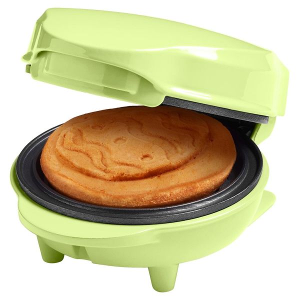 AMW500GEE Mini Waffeleisen, grün, Ostereiform