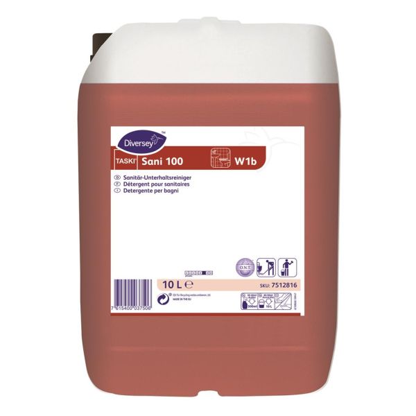 Taski Sani 100 W1b, Sanitär-Unterhaltsreiniger, 10 Liter