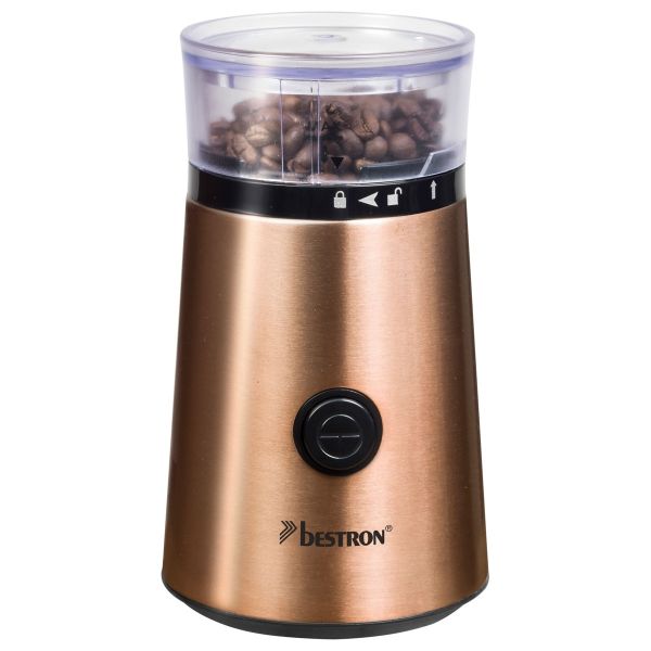 Bestron ACG1000CO Elektrische Kaffeemühle Kupfer